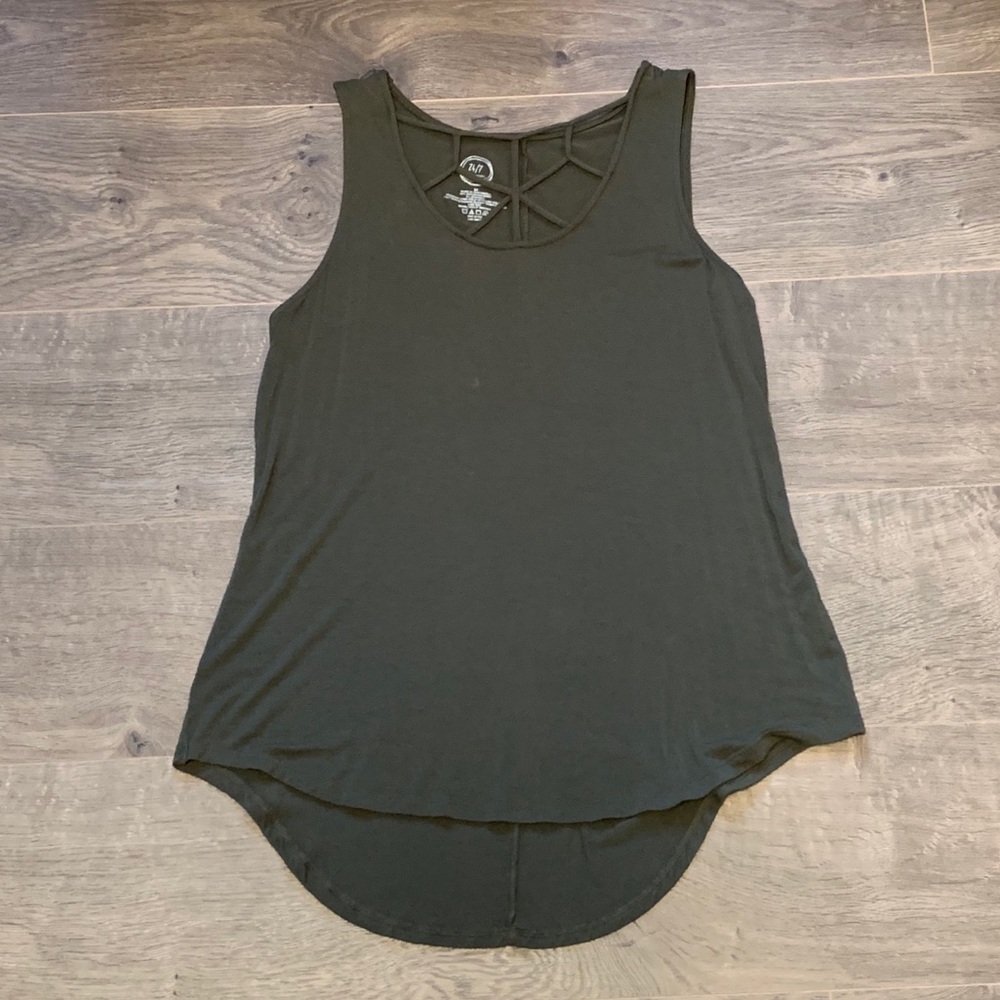 Green Sleeveless Top